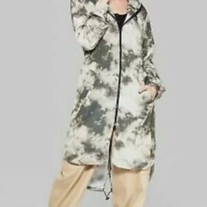 Tie-Dye Hooded Jacket